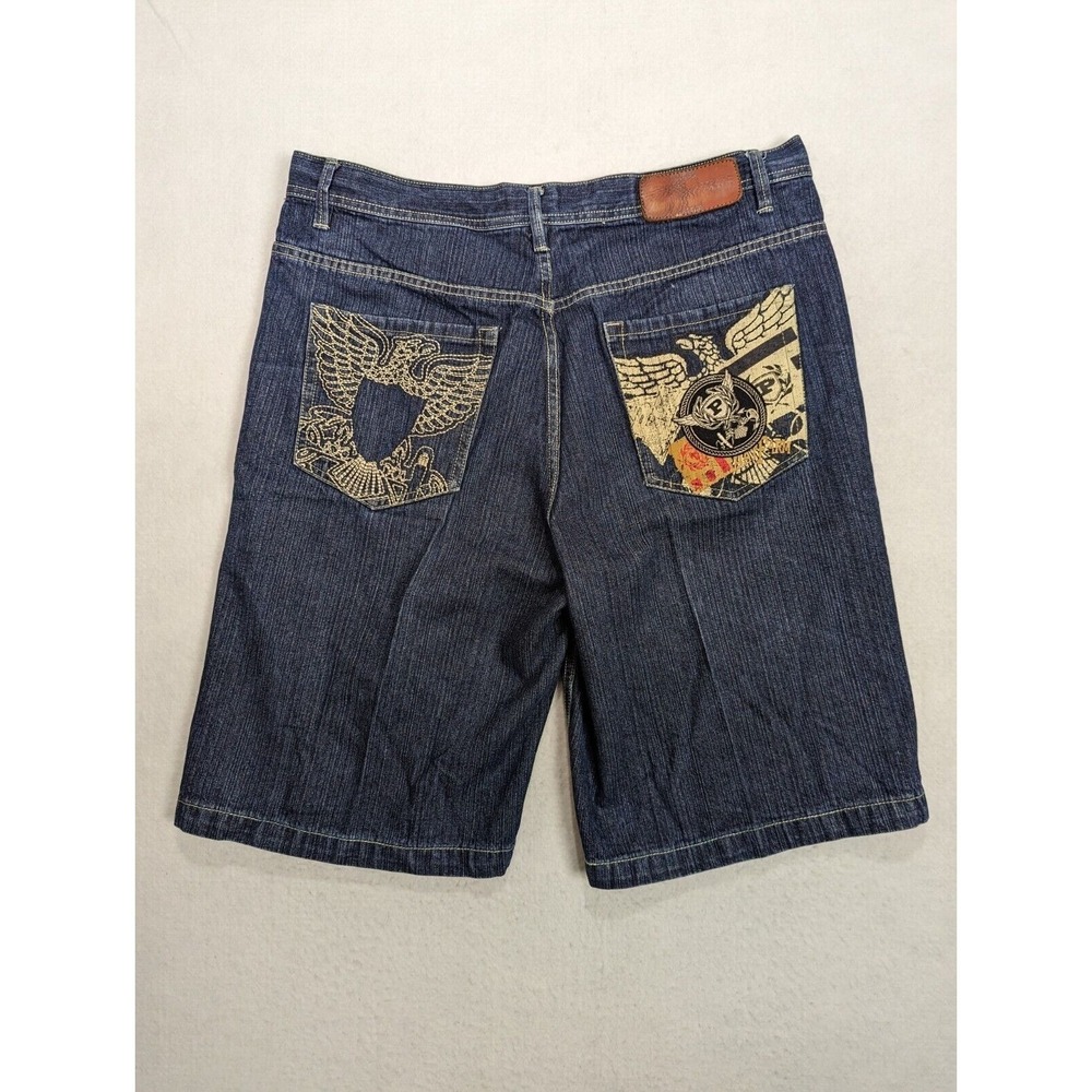 Phat Farm Mens Shorts  Size 38 Cotton Blue